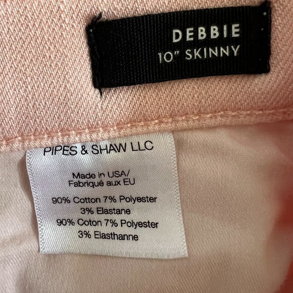 Veronica Beard Debbie Exposed Button Fly Skinny Jeans In Millenial Pink Size 27 - Picture 14 of 16